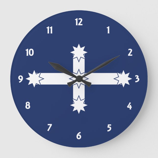 eureka flag large clock (Front)