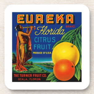 Eureka Florida Citrus Coaster