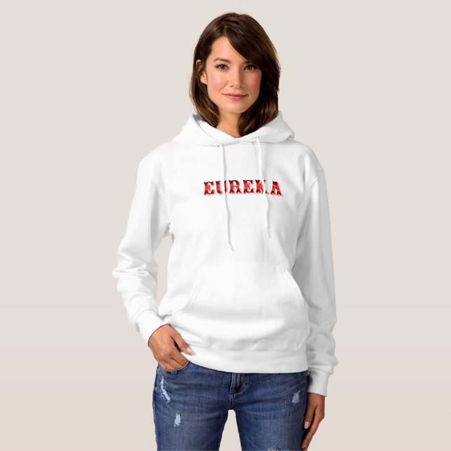 😜💡Eureka-Funny Cool Exclamation Must-have Basic Hoodie (Front Full)