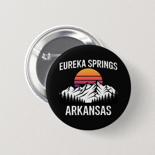 Eureka Springs 2 Inch Round Button (Front & Back)