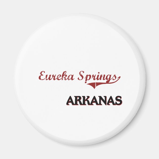 Eureka Springs Arkansas City Classic Magnet (Front)
