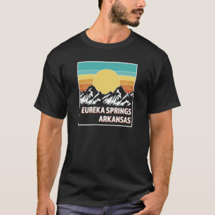 EUREKA SPRINGS ARKANSAS Retro sunset USA Souvenir T-Shirt