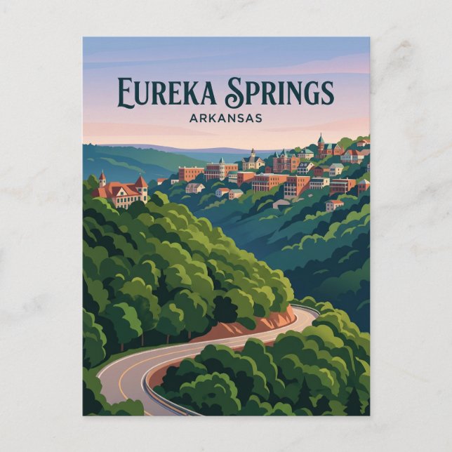 Eureka Springs USA Postcard (Front)