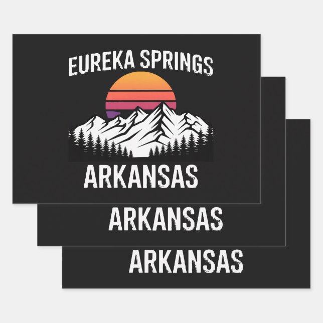 Eureka Springs Wrapping Paper Sheet (Set)