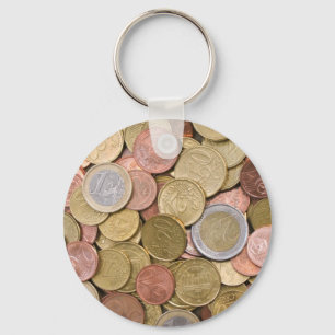 Euro Cents Keychain