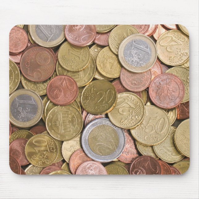Euro Cents Money Mouse Pad (Front)