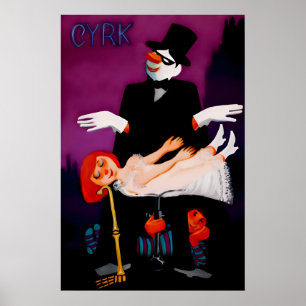 Euro Circ Magic act Promo Poster Print 1