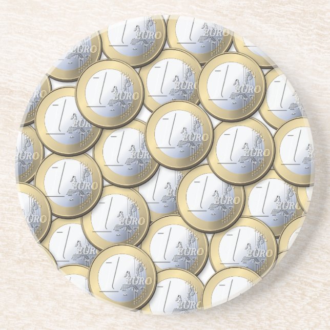 Euro Coins coaster (Front)