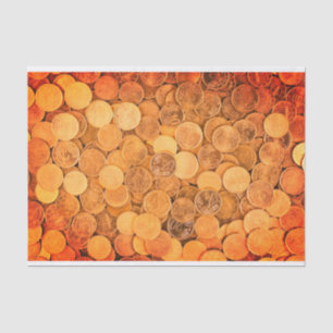 Euro Coins Gift Tissue Tissue Paper