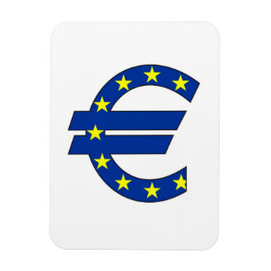 euro currency symbol money sign magnet
