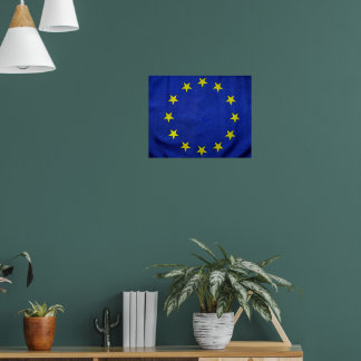 Euro Flag,Europe Poster