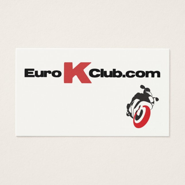 Euro K Cartes Club Général - Personnalisé... - Cus (Devant)
