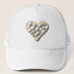 Euro Pièces - coeur motif - casquette