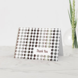 Euro Retro Thank You Card
