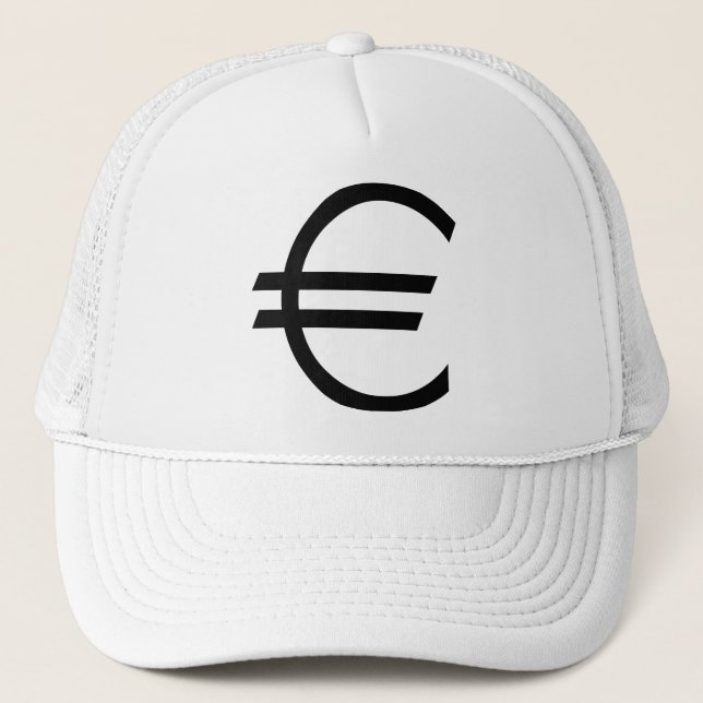 Euro Sign Trucker Hat (Front)