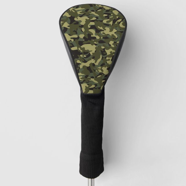 Euro Spring Camouflage  Golf Head Cover (Front)