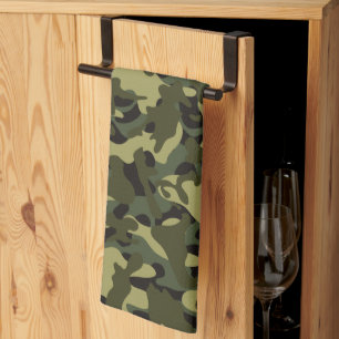 Euro Spring Camouflage Kitchen Towel