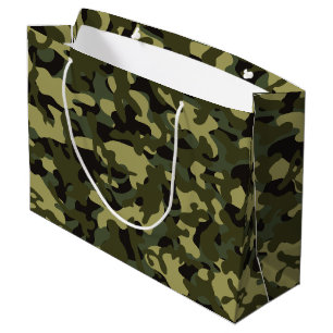 Euro Spring Camouflage Large Gift Bag