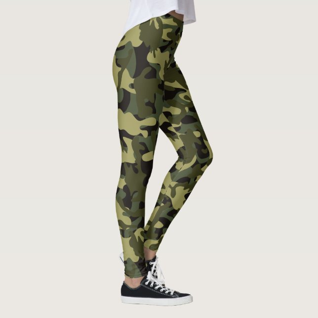 Euro Spring Camouflage Leggings (Right)