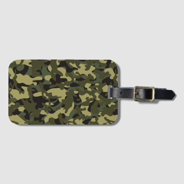Euro Spring Camouflage  Luggage Tag (Front Horizontal)