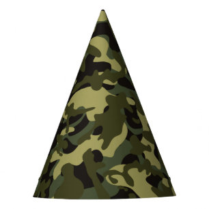 Euro Spring Camouflage Party Hat