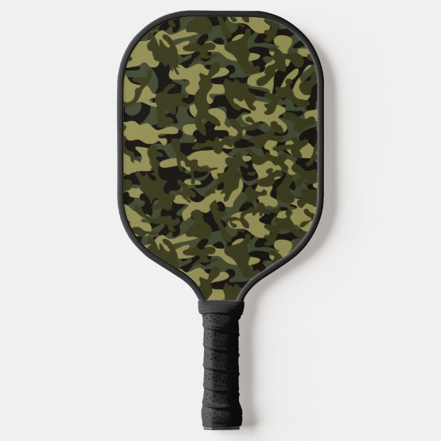 Euro Spring Camouflage  Pickleball Paddle (Front)