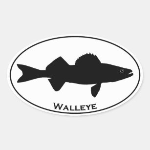 Lake Erie Walleye Whisperer Vintage Fishing Sticker by Markus Ziegler