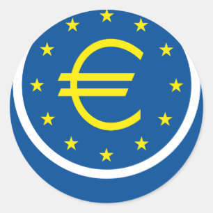 Euro symbolism - European Legacy Classic Round Sticker