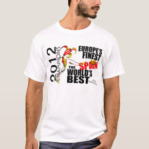 Euro T-shirt de champions de tasse de l'Espagne