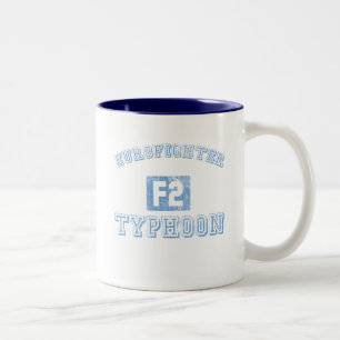 Eurofighter Typhoon - BLUE Two-Tone Coffee Mug