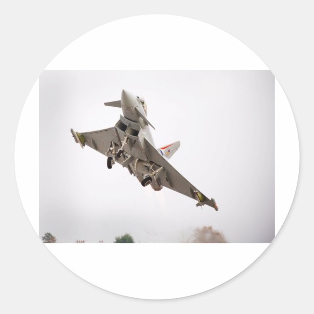 EUROFIGHTER TYPHOON CLASSIC ROUND STICKER (Front)