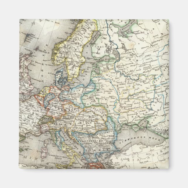 Europ Map Magnet (Front)