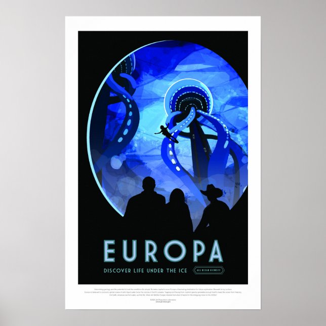 Europa, affiche de voyage (Devant)