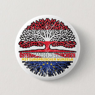 Europa Auerisch Österreichisch Österreich Baum 2 Inch Round Button