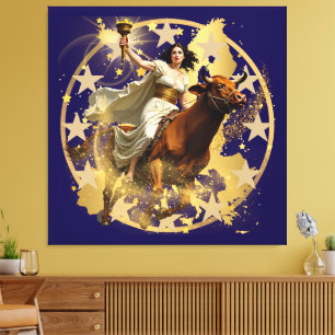 Europa Aurora Canvas Print