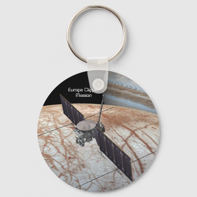 Europa Clipper Mission Spacecraft Keychain (Front)