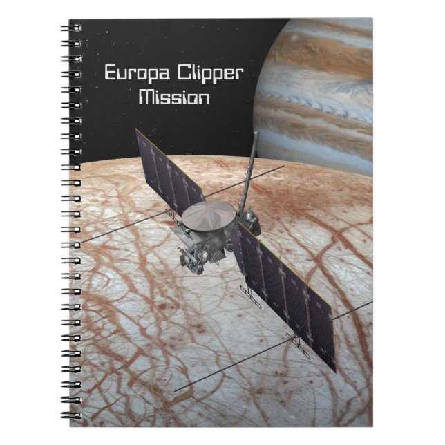 Europa Clipper Mission Spacecraft Notebook (Front)