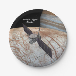 Europa Clipper Mission Spacecraft Paper Plate