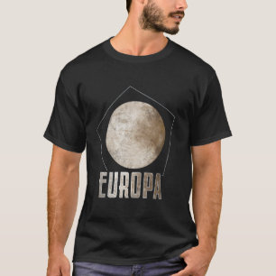 Europa Moon Jupiter Planet Solar System Astronomy T-Shirt