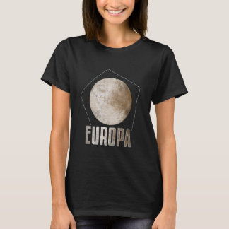Europa Moon Jupiter Planet Solar System Astronomy T-Shirt