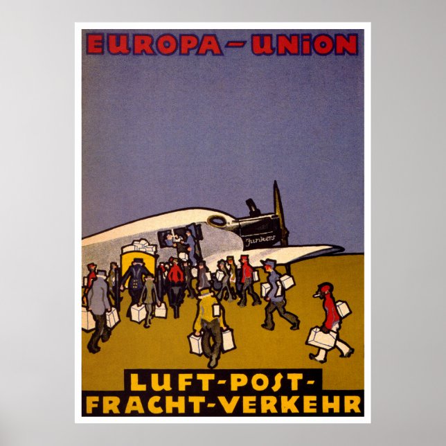 Europa-Union Luft Post Poster (Front)