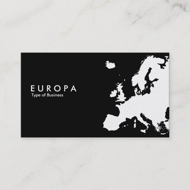 EUROPA v2 - Platinum Business Card (Front)