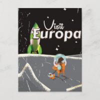 Europa vintage travel poster