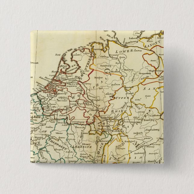 Europe 10 2 inch square button (Front)