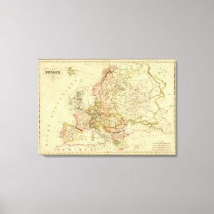 Europe 10 canvas print