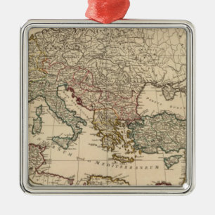Europe 10 metal ornament