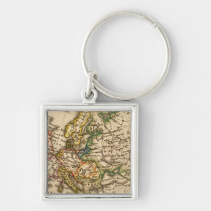 Europe 12 keychain