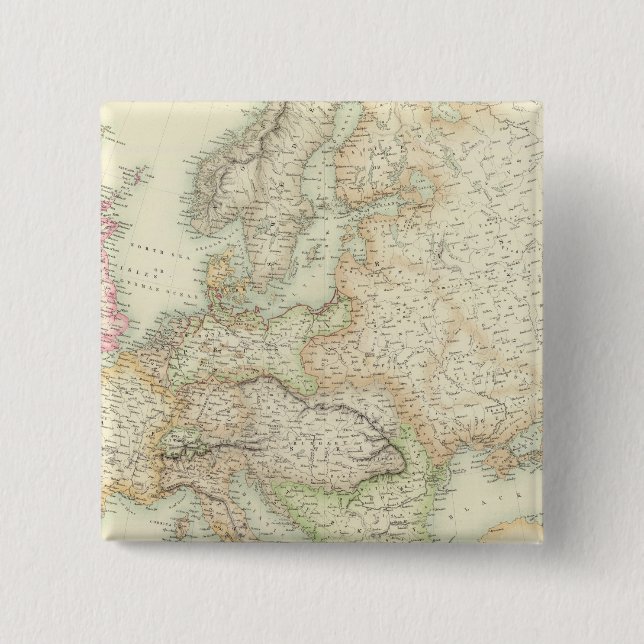 Europe 14 2 inch square button (Front)