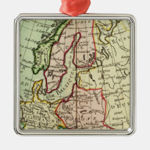 Europe 16 metal ornament