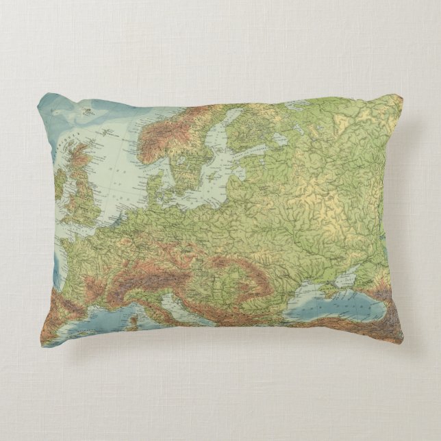 Europe 18 2 decorative pillow (Front)